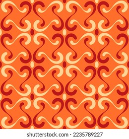 Seamless swirl pattern for prints, textile, web, advertising and any design projects. Simple and elegant traditional ornament will decorate any surface or thing and make it attractive. 