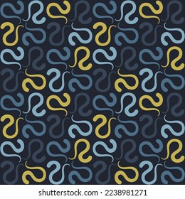 Seamless swirl pattern for prints, textile, web, advertising and any design projects. Simple and elegant traditional ornament will decorate any surface or thing and make it attractive. 