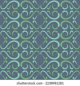 Seamless swirl pattern for prints, textile, web, advertising and any design projects. Simple and elegant traditional ornament will decorate any surface or thing and make it attractive. 
