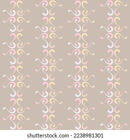 Seamless swirl pattern for prints, textile, web, advertising and any design projects. Simple and elegant traditional ornament will decorate any surface or thing and make it attractive. 