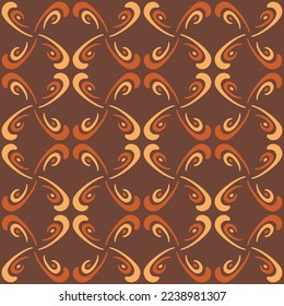Seamless swirl pattern for prints, textile, web, advertising and any design projects. Simple and elegant traditional ornament will decorate any surface or thing and make it attractive. 