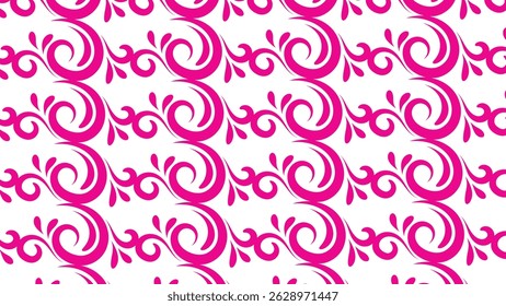 Seamless Swirl Pattern Prints Textile Web Stock Vector