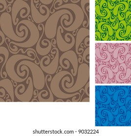 seamless swirls pattern II. Select all the art and drop it into your swatches palette to create the pattern in Adobe Illustrator.