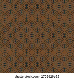 Seamless symmetric circle gride pattern