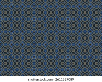 Seamless Symmetric Decoration Art Fabric Tile Cloth Shape Digital Luxury Fashion Graphic Textile Visual Wallpaper Texture Perspective Background Interior Design Geometric Endless Template Pattern.