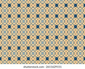Seamless Symmetric Decoration Art Fabric Tile Cloth Shape Digital Luxury Fashion Graphic Textile Visual Wallpaper Texture Perspective Background Interior Design Geometric Endless Template Pattern.