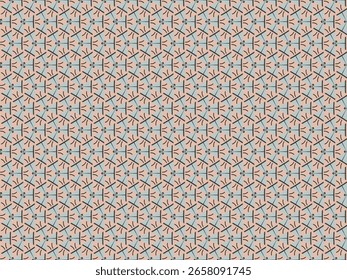 Seamless Symmetric Digital Fabric Geometric Background Perspective Shape Template Art Textile Graphic Fashion Decoration Cloth Visual Design Tile Luxury Interior Endless Texture Wallpaper Pattern.