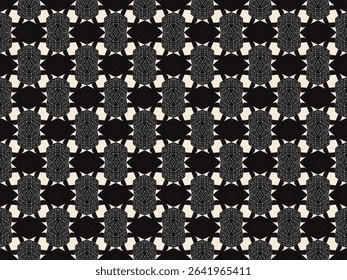 Seamless Symmetric Interior Design Graphic Fabric Art Geometric Tile Texture Template Endless Fashion Textile Perspective Background Digital Visual Wallpaper Cloth Decoration Shape Luxury Pattern.
