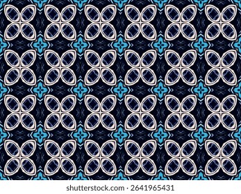 Seamless Symmetric Interior Design Graphic Fabric Art Geometric Tile Texture Template Endless Fashion Textile Perspective Background Digital Visual Wallpaper Cloth Decoration Shape Luxury Pattern.