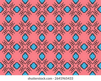 Seamless Symmetric Interior Design Graphic Fabric Art Geometric Tile Texture Template Endless Fashion Textile Perspective Background Digital Visual Wallpaper Cloth Decoration Shape Luxury Pattern.