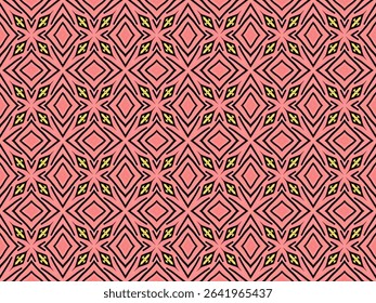 Seamless Symmetric Interior Design Graphic Fabric Art Geometric Tile Texture Template Endless Fashion Textile Perspective Background Digital Visual Wallpaper Cloth Decoration Shape Luxury Pattern.