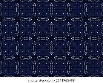 Seamless Symmetric Interior Design Graphic Fabric Art Geometric Tile Texture Template Endless Fashion Textile Perspective Background Digital Visual Wallpaper Cloth Decoration Shape Luxury Pattern.