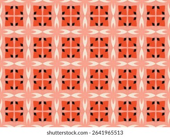 Seamless Symmetric Interior Design Graphic Fabric Art Geometric Tile Texture Template Endless Fashion Textile Perspective Background Digital Visual Wallpaper Cloth Decoration Shape Luxury Pattern.