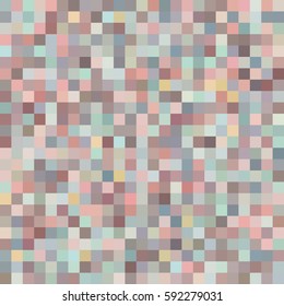 Seamless Symmetric Pattern of Squares Retro Colors. Geometric Concept. Backdrop for yor Pages, Covers, Flyers, Placards.