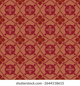 Seamless, symmetrical, bold, modern, classic, soft colors, charming colors
