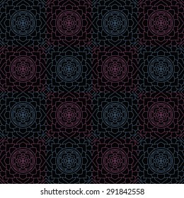 Seamless symmetrical checkerboard pattern for design Wallpapers, fabrics, wrappers.