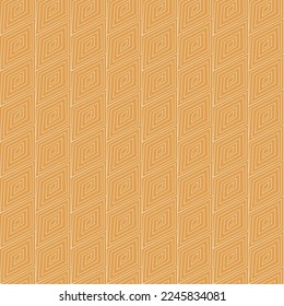 Seamless symmetrical geometric repeating orange background with decorative rhombus,mosaic, creative, decor, decoration,simple white line pattern background diamond texture design.
