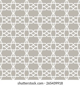 Seamless symmetrical geometric shapes, vector textile backdrop. Can be used as fabric pattern. Vector illustration.