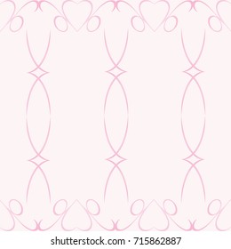 seamless symmetrical pattern in pastel colors for art, jewelry, albums, backgrounds. Vector pattern for filling any shapes.