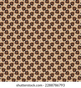 Seamless Symmetry Graphic Backdrop Fantasy Endless Decorative Tile Print Beautiful Vintage Interior Paper Wallpaper Retro Texture Luxury Fabric Shape Textile Background Fashion Design Art Pattern.