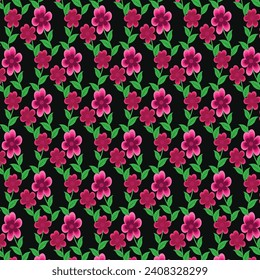 Seamless Symphonic Leaves: Geometric Patterns