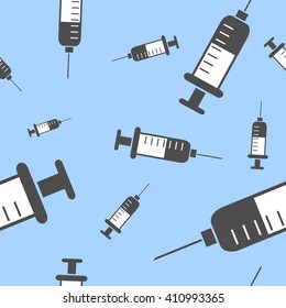 Seamless Syringe Pattern.