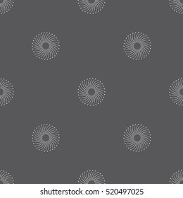 Seamless systematic circles. Vector texture repetition.