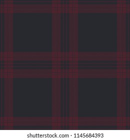 Seamless tan dark classic textile detailed tartan plaid pattern vector