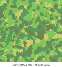 Seamless tan green fashion military camouflage pattern vector