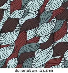 Seamless tangled pattern with wool sheep