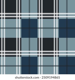 Seamless tartan background, blue abstract pattern design vector sublimation shirt all over degisn