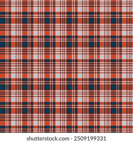 Nahtloser Tartan-Hintergrund, blaues abstraktes Muster Design Vektor Sublimation Hemd auf dem ganzen Design