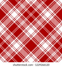 Seamless tartan black and white pattern