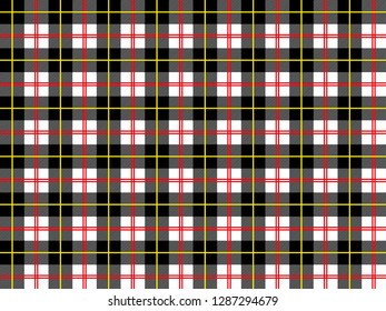 Seamless Tartan Check Pattern