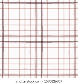 seamless tartan girly pattern, plaid print, checkered pink paint brush strokes. Gingham. Rhombus and squares texture for textile: shirts, tablecloths, clothes, dresses, bedding, blankets, paper. 