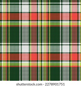 A seamless tartan houndstooth pattern, art number 26