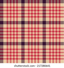 Seamless tartan pattern