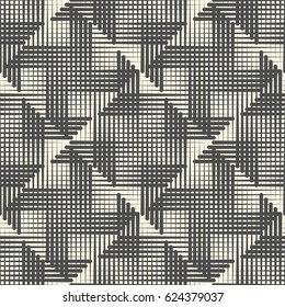 Seamless Tartan Pattern. Abstract Plaid Texture. Vector Fashion Background