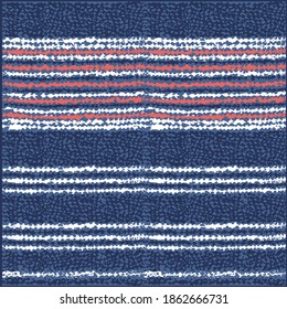 Seamless Tartan Pattern. Abstract Texture with Crossing Stripes. Ethnic Print Imitation of Grass Mat. Seamless Stripes. Modern Pattern with Colorful Lines.