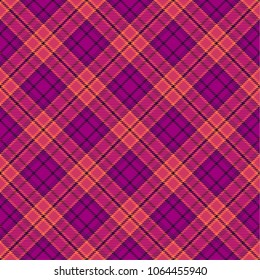 Seamless tartan pattern in autumn colors