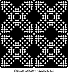 Seamless tartan pattern of fabric design in black and white. Suit for  fashion, fabric, wallpaper, textile.