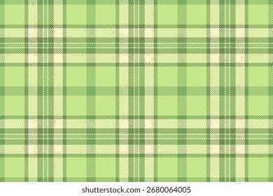 Patrón de tartán sin costuras en tonos de verde. Diseño clásico a cuadros para textiles, telas o estampados de moda. Añade un ambiente rústico, campestre o preppy. Fondo versátil.