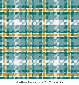 Seamless tartan pattern. Stands out with various colored threads woven crisscross, pattern resembling a chessboard. Design for textile, fabric, curtain, wrapping.