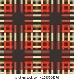 Seamless tartan pattern. Vector illustration.