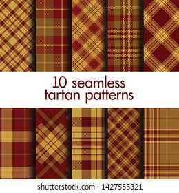 Seamless tartan pattern vector illustration