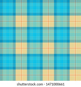 Seamless tartan pattern vector illustration 