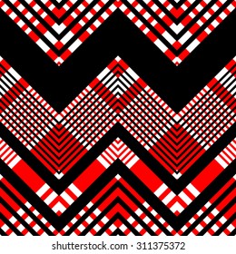 Seamless Tartan Pattern. Vector Stripe Background