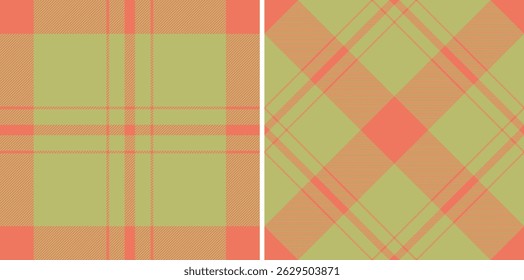 Seamless tartan patterns featuring contrasting colors, conveying classic style heritage. Ideal for backgrounds, textiles, or digital designs.
