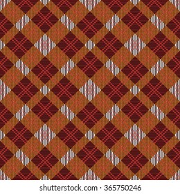 seamless tartan pattern-vector illustration. Scottish plaid fabric with stripes.