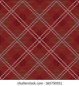 seamless tartan pattern-vector illustration. Scottish plaid fabric with stripes.